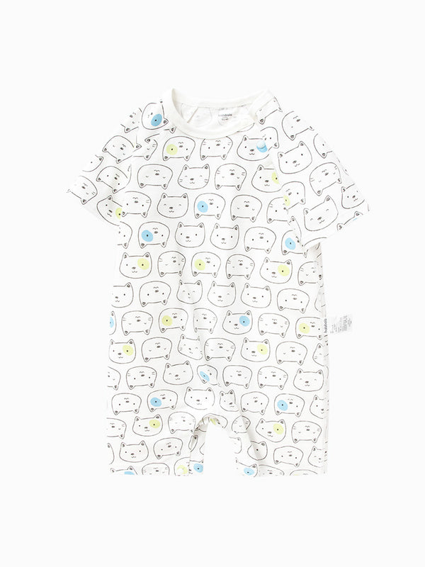 balabala newborn baby cute jumpsuit pure cotton romper 0-3 years