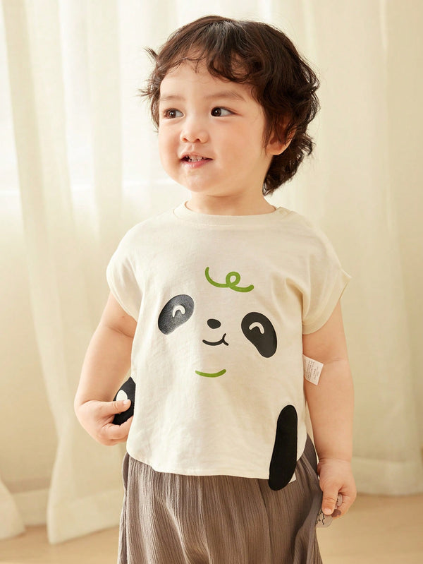 Balabala Baby T-Shirt, Girls' Base Layer Top, 2024 Spring-Summer New Collection, Boys' Funny Design, Cute And Stylish