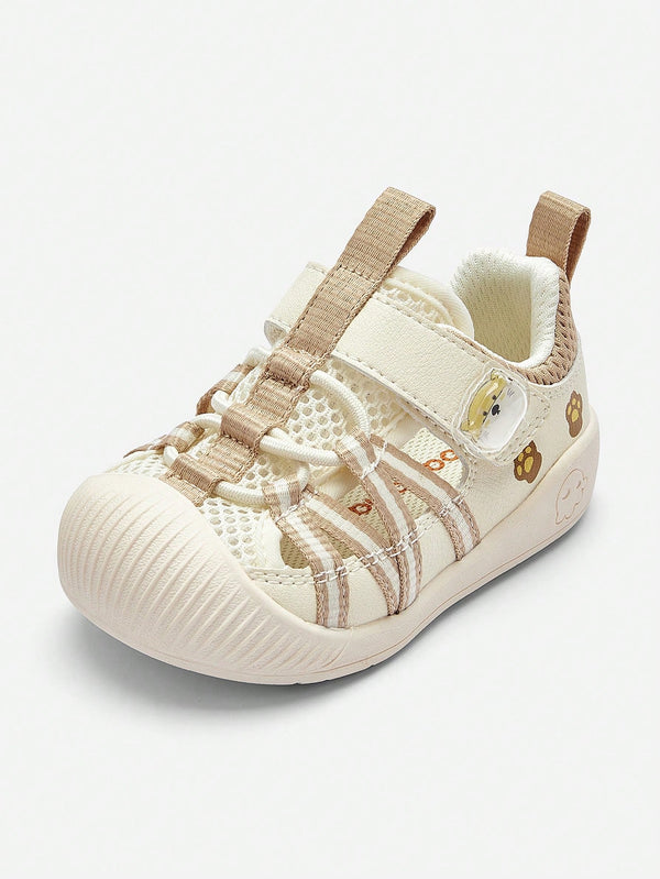 Balabala Baby Walking Shoes, Kids' Sandals, Boys' And Girls' Breathable Mesh Anti-Slip Shoes, 2024 Summer