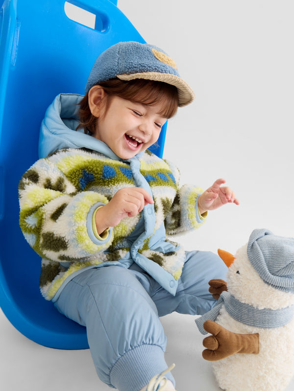 🧒👧 Balabala Unisex Baby&Toddler Fleece Hooded Jacket 🧥 | Winter Warm & Thick Polar Fleece ❄️ | for Ultra-Cold -10°C ☃️