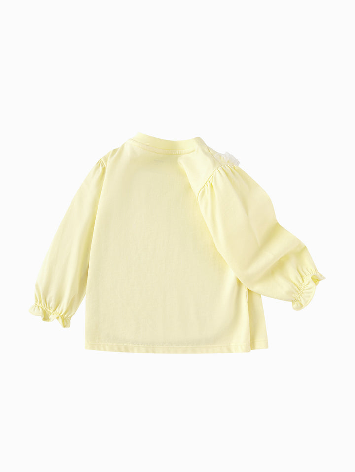 Light Yellow Long Sleeve T-Shirt