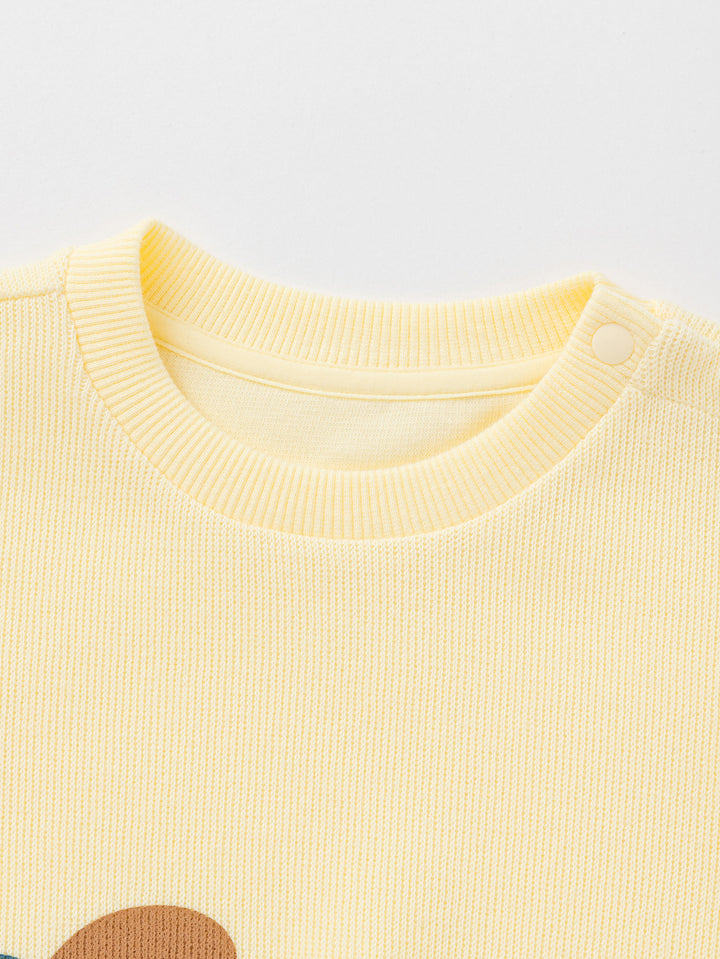 Light Yellow Long Sleeve T-Shirt