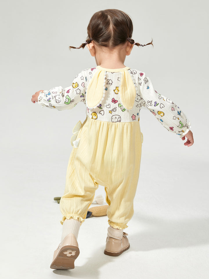 Light Yellow Outdoor Jumpsuit