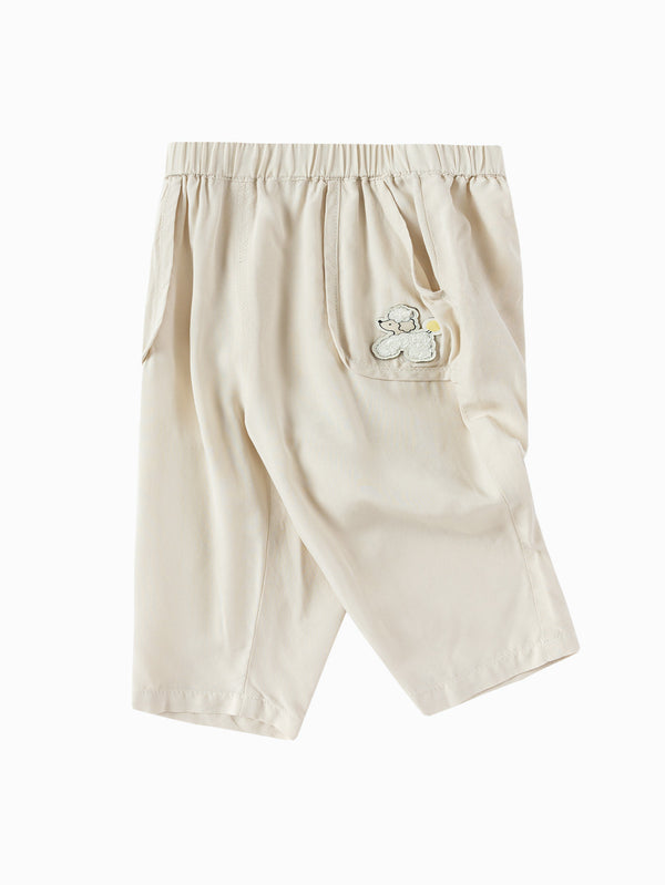 balabala Baby Boy Light Outdoor Style Woven Trousers