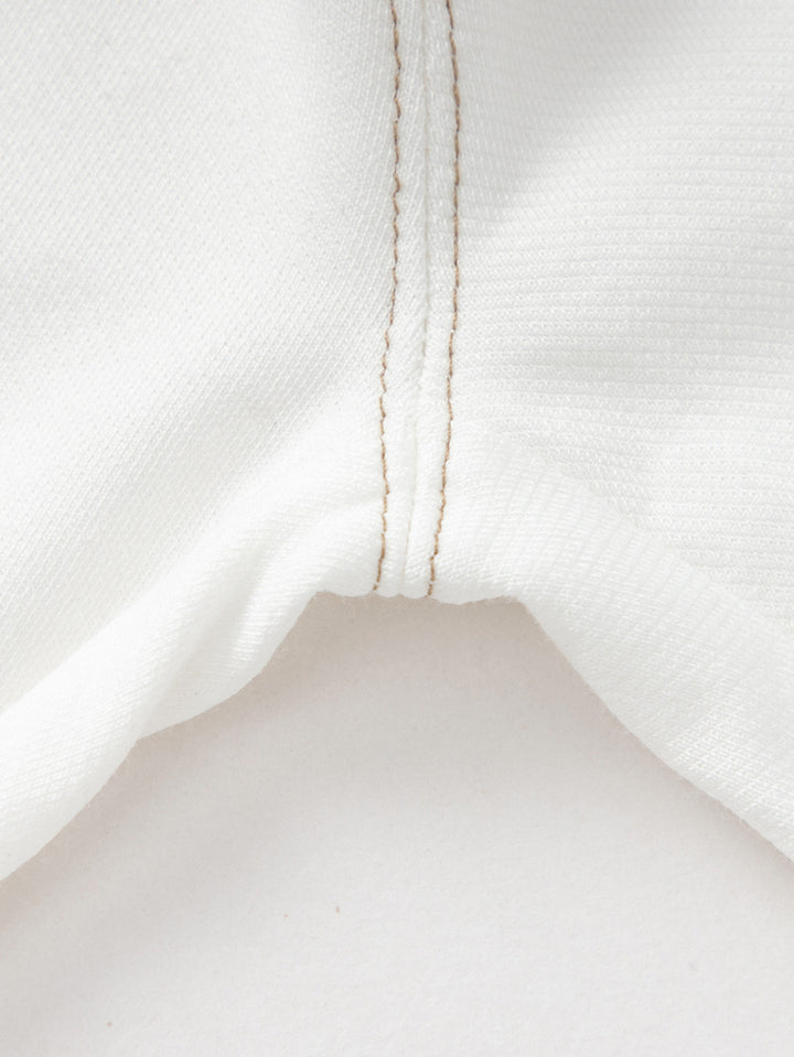 Raw White Baby Boy Knit Trousers