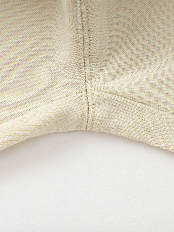 Light Camel Gray Baby Boy Knit Trousers