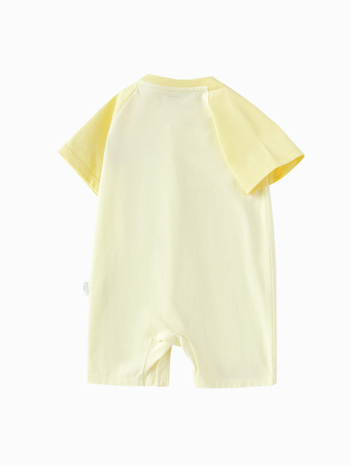 Yellow Baby Unisex Knit Jumpsuit