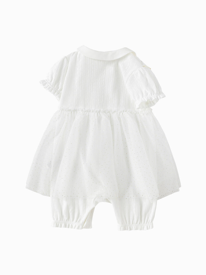 White Baby Unisex Other Underwear Jumpsuit