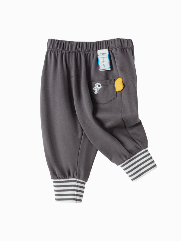 Vêtements pour bébé garçon Pantalon à rayures grises cool