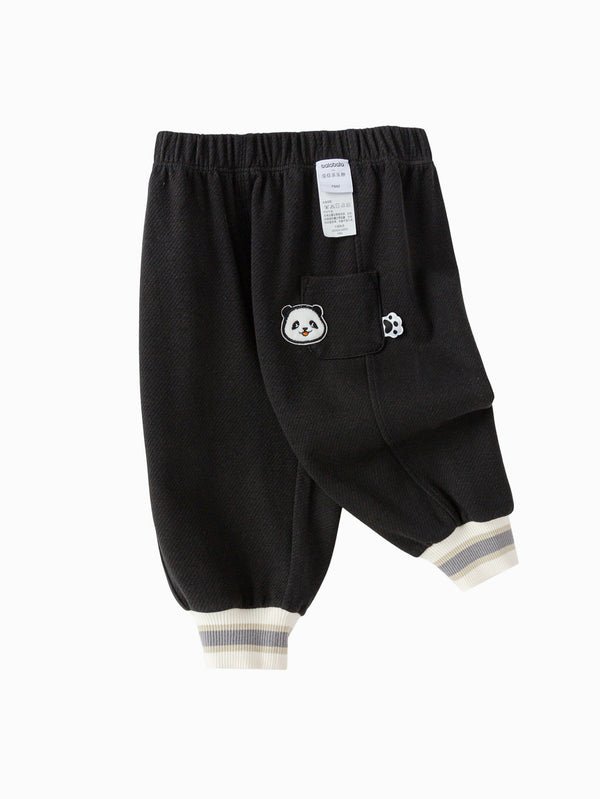 Vêtements unisexes pour bébé Pantalon noir