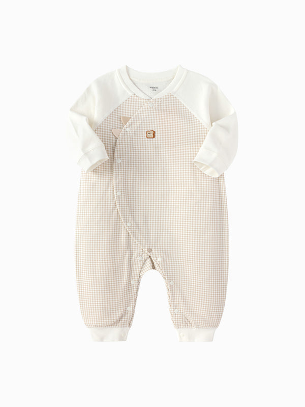 Unisex Baby Clothes White Hue Baby Jumpsuit