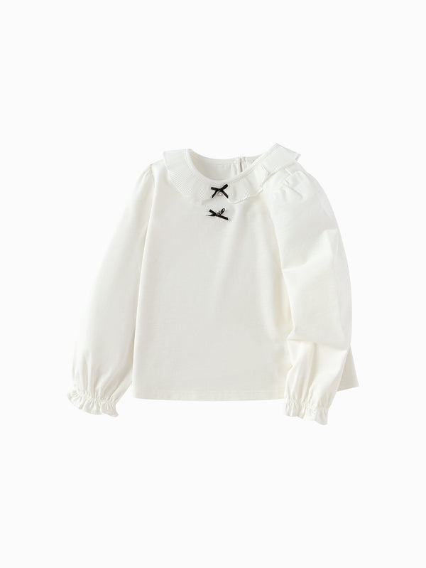 Raw White Long Sleeve T-Shirt