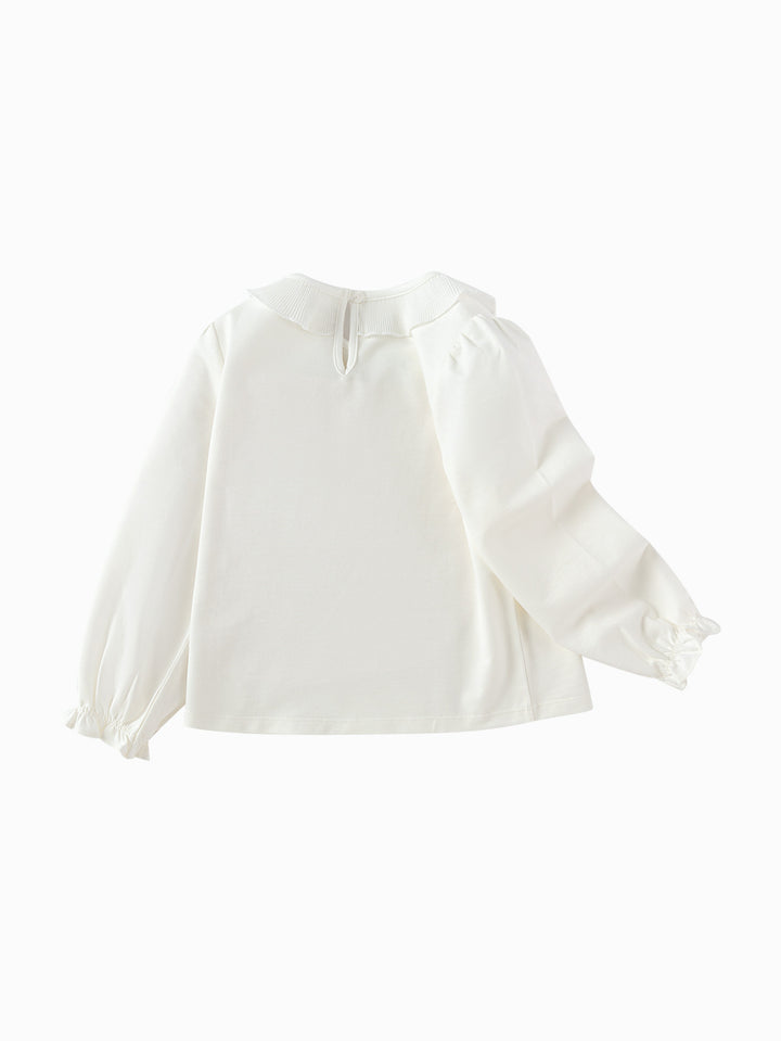 Raw White Long Sleeve T-Shirt