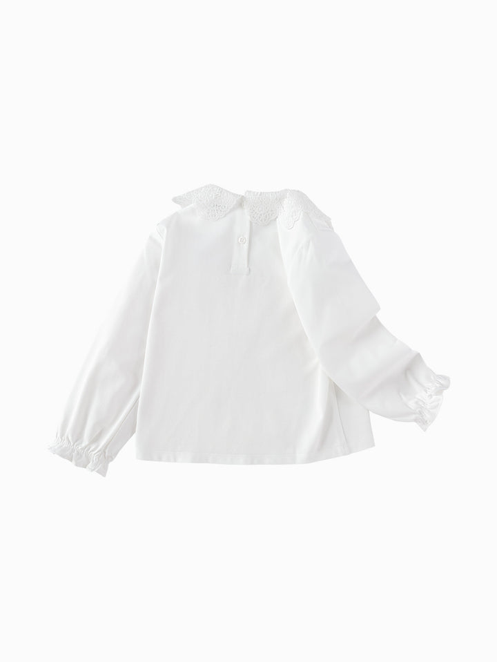 Raw White Long Sleeve T-Shirt