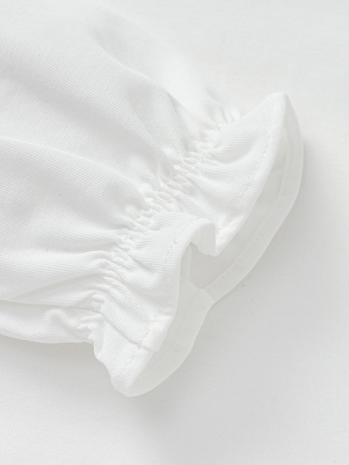 Raw White Long Sleeve T-Shirt