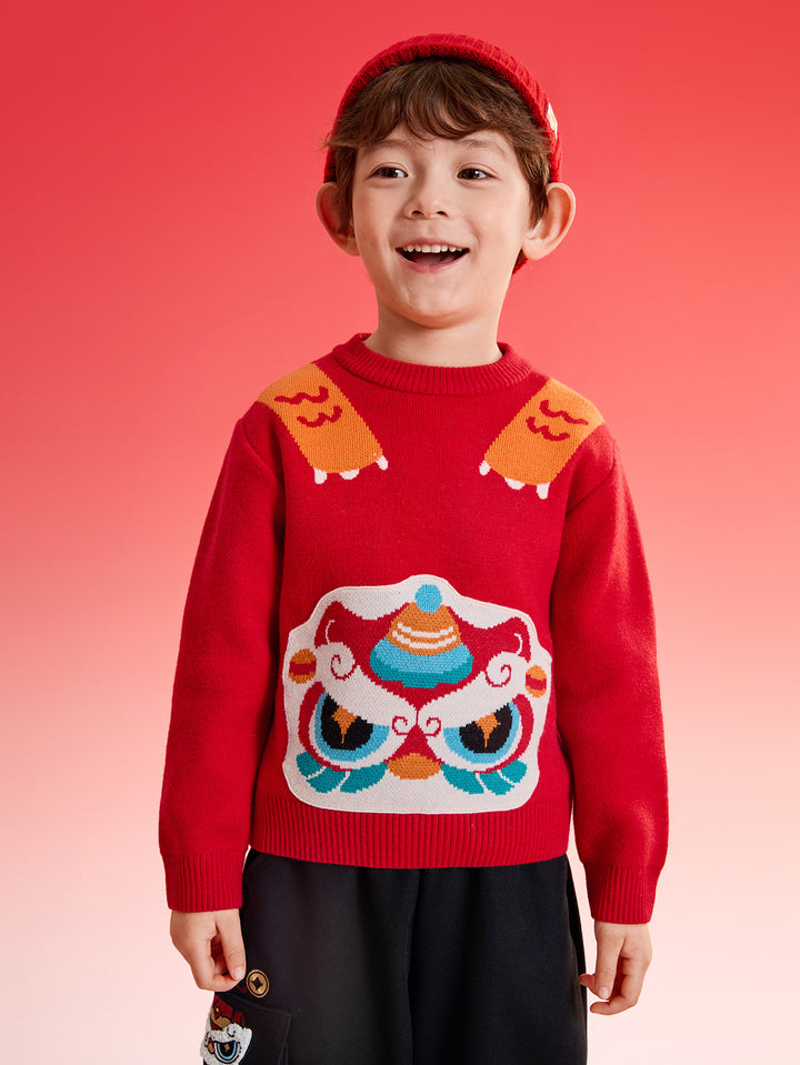 Chinese Red Sweater