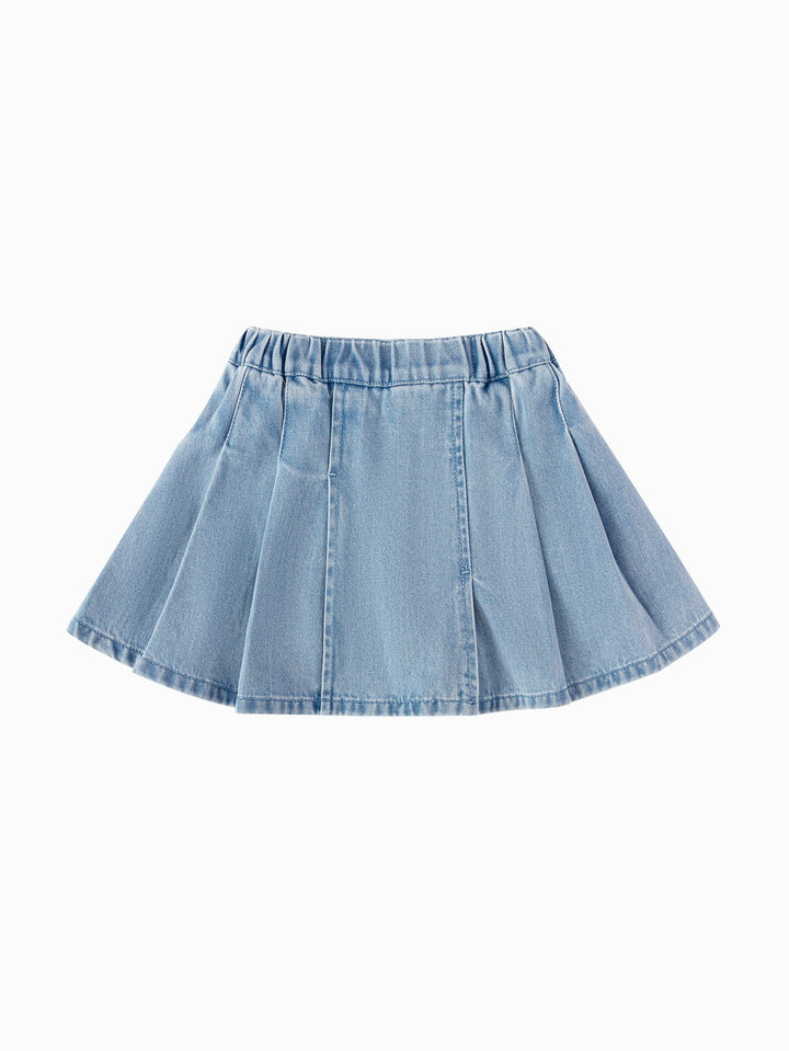 Denim Light Blue Skirt