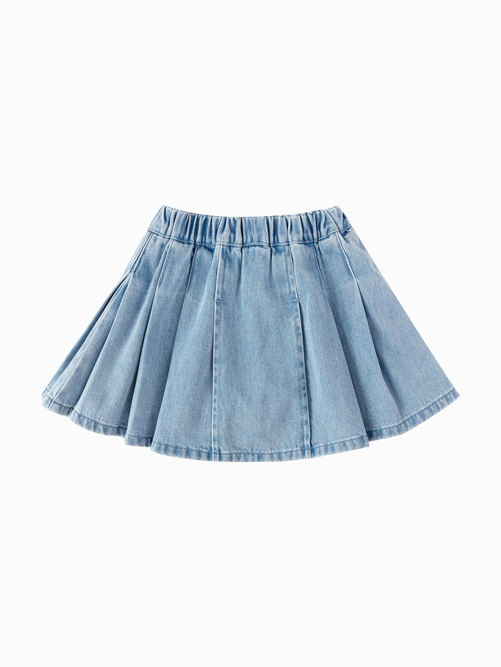 Denim Light Blue Skirt