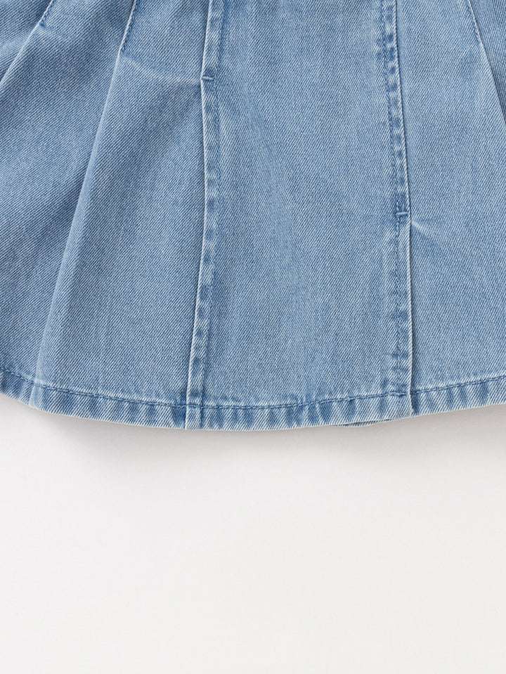 Denim Light Blue Skirt