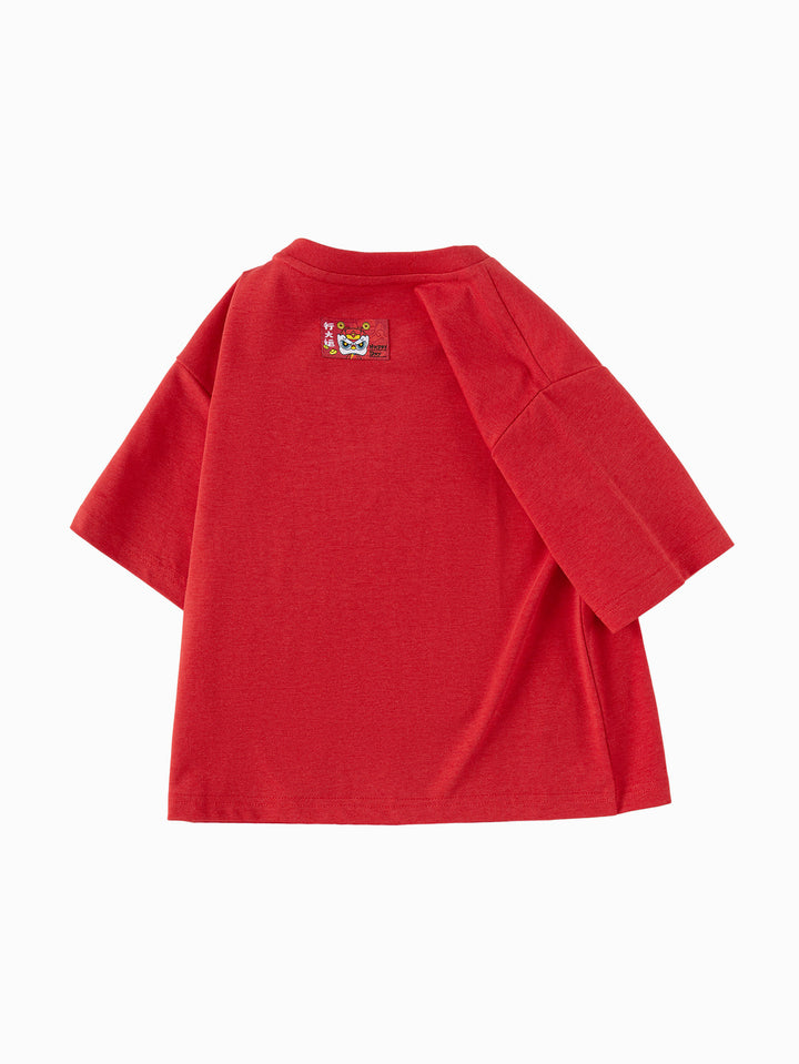 Chinese Red Short Sleeve T-Shirt