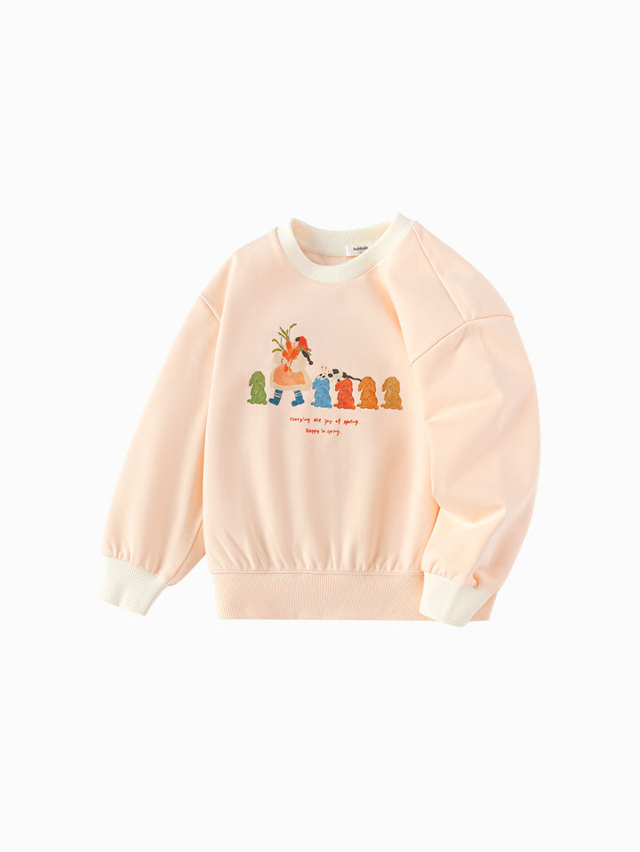 Pink orange Hoodie