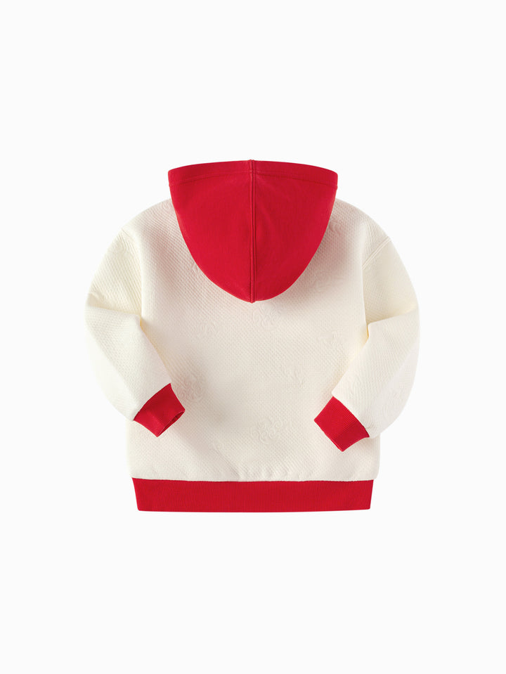 Red White Hoodie