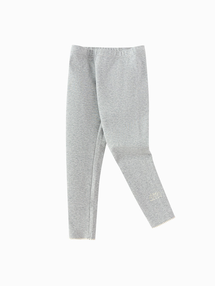 Light Melange Gray Leggings