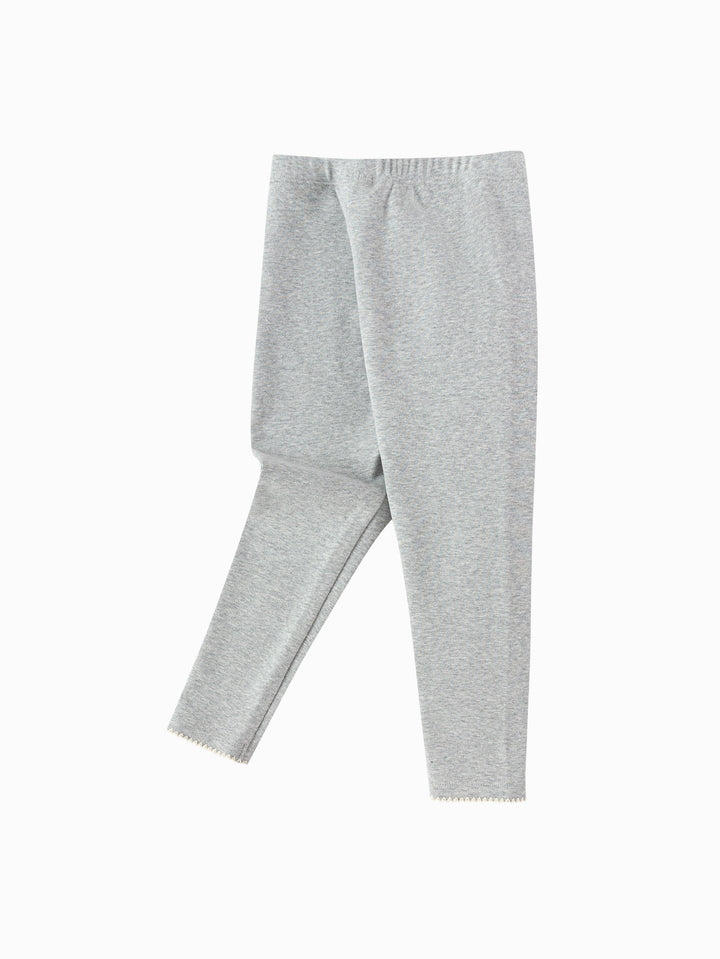 Light Melange Gray Leggings