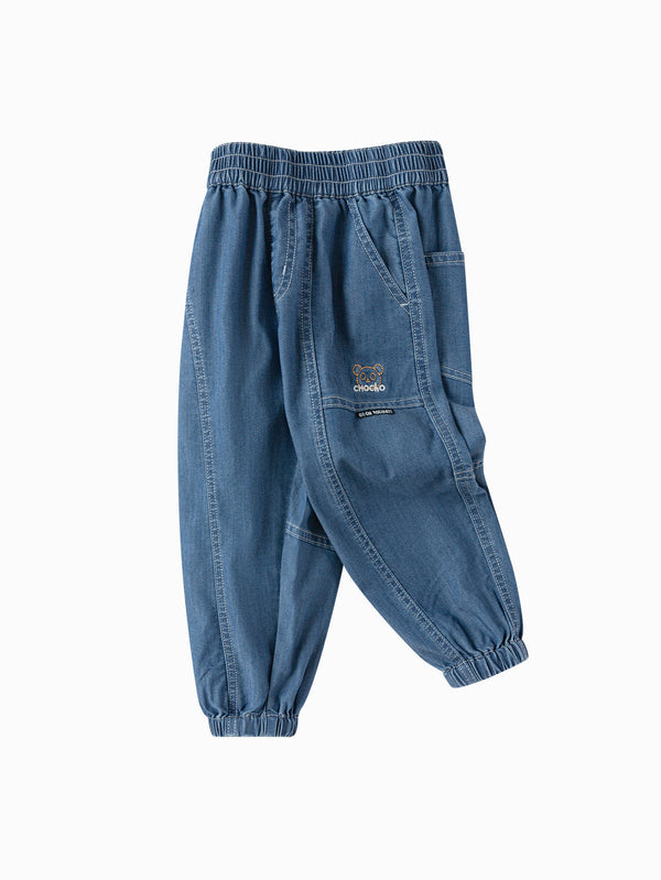 balabala Toddler Boy Explore Style Denim Trousers