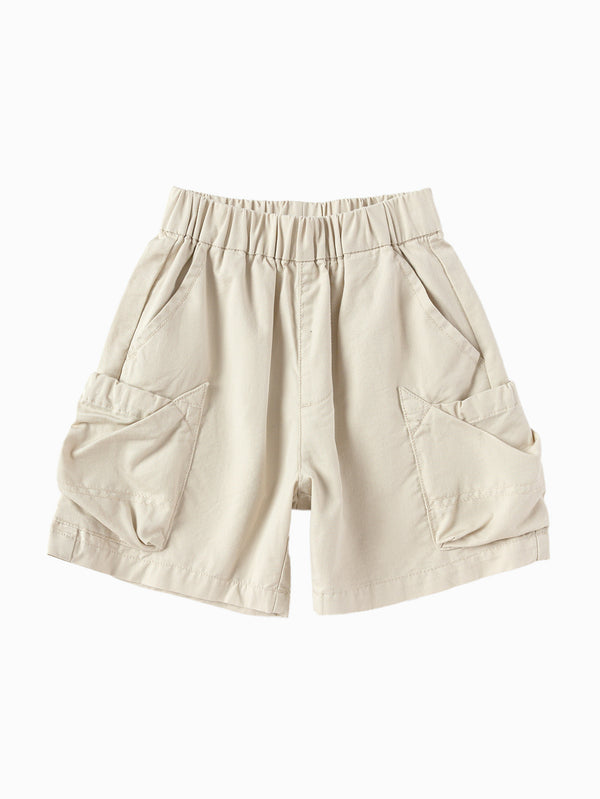 balabala Toddler Boy Have Fun Style Woven Mid-Length Pants