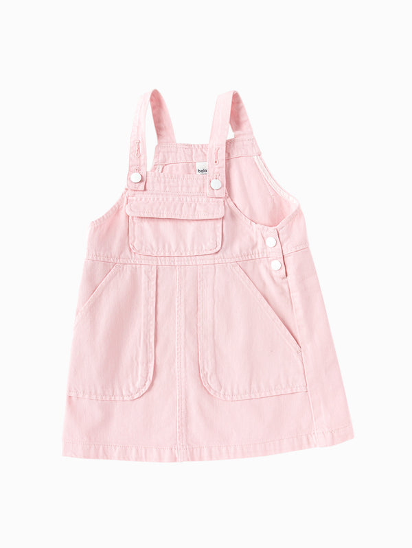 balabala Toddler Girl Have Fun Style Denim One-Piece Dress
