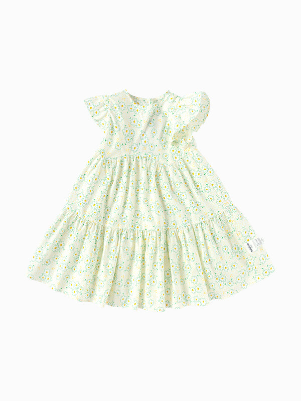balabala Toddler Girl Explore Style Woven One-Piece Dress
