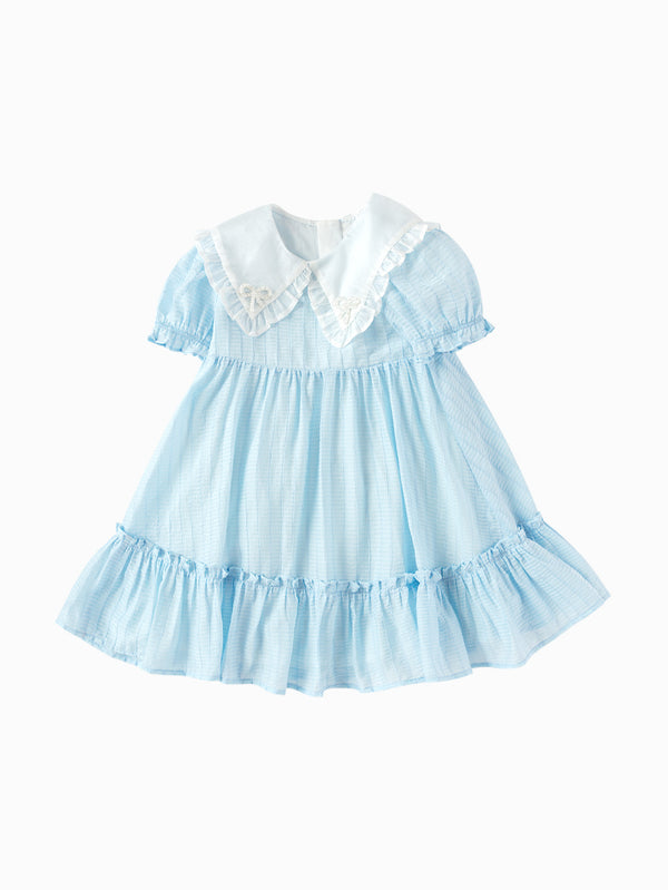 balabala Toddler Girl Have Fun Style Woven One-Piece Dress