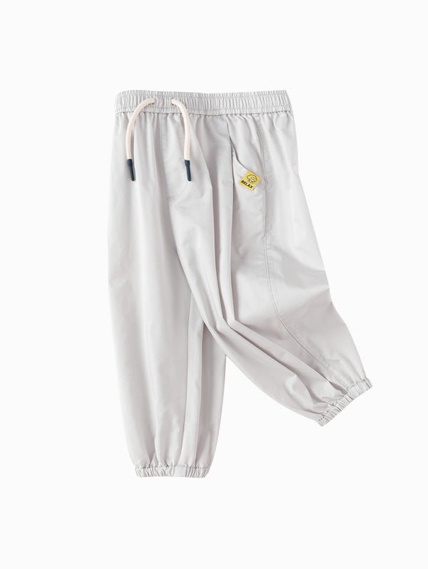 Light Gray Baby Boy Woven Trousers