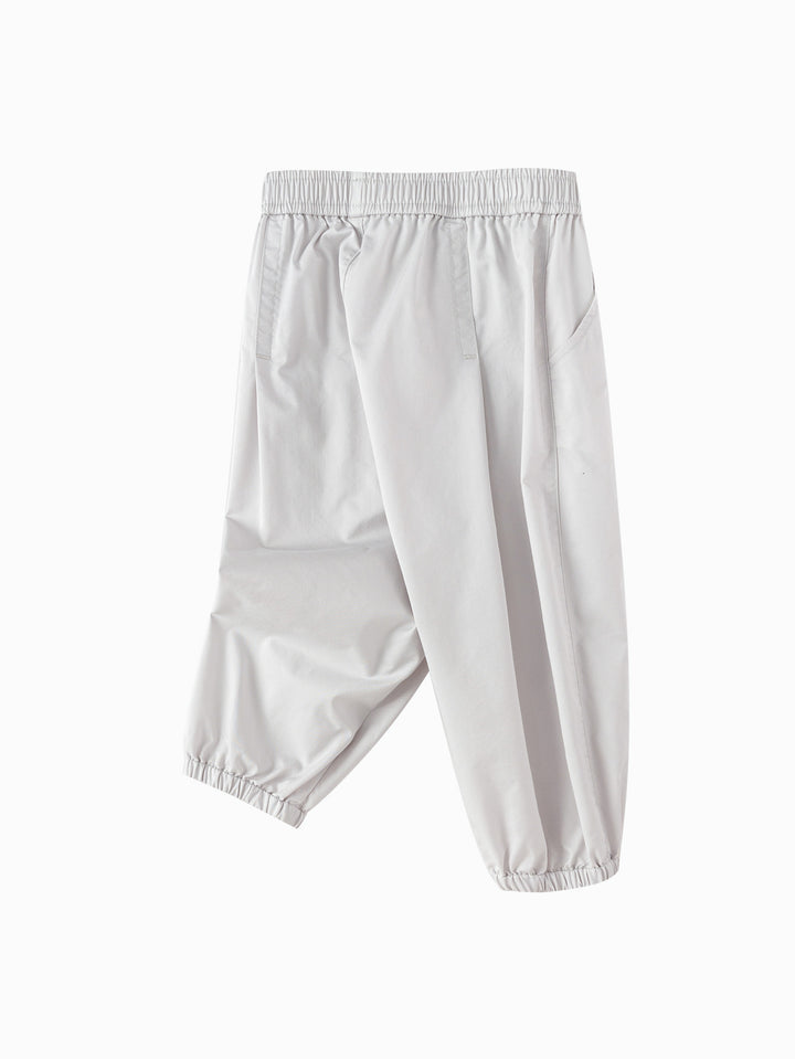 Light Gray Baby Boy Woven Trousers