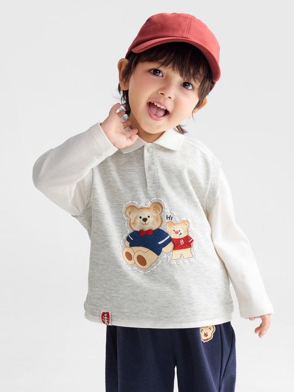 balabala boy toddler Long Sleeve Sweatshirt & Hoody