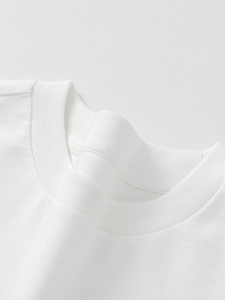 Raw White Long Sleeve T-Shirt