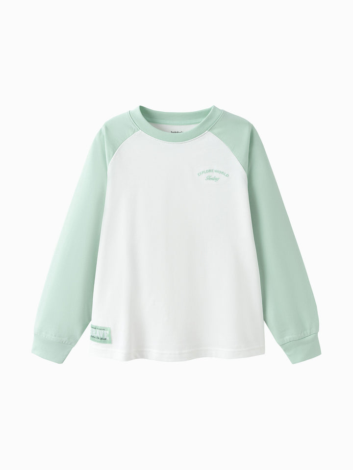 White Green Long Sleeve T-Shirt