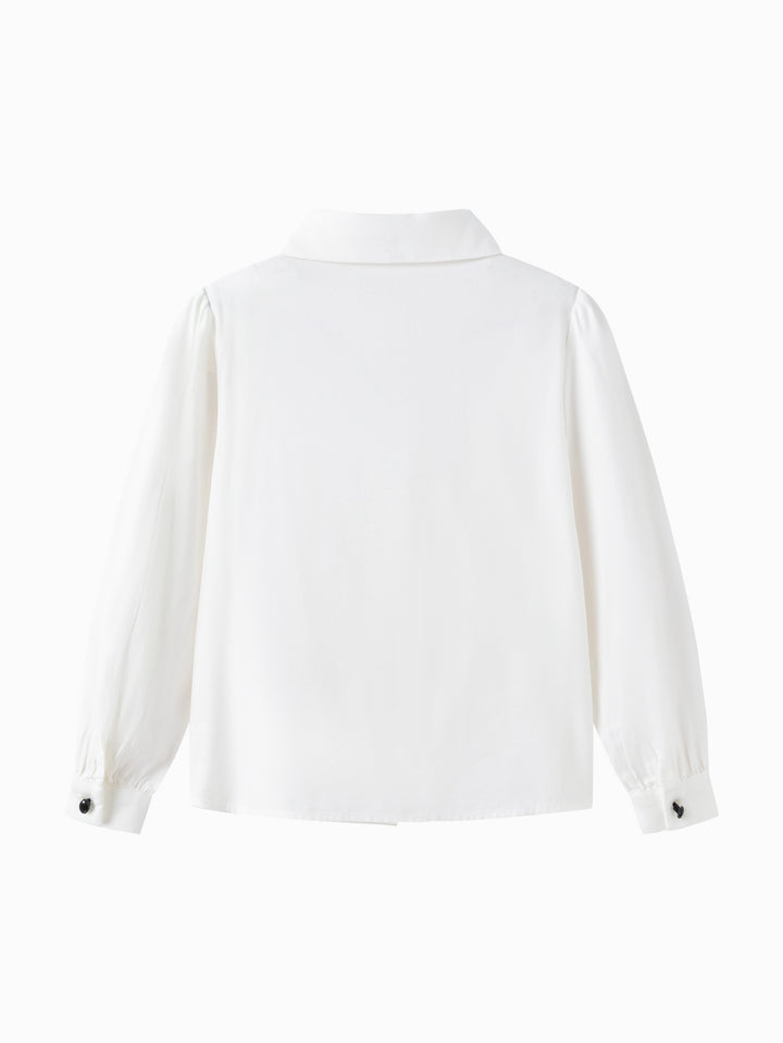 Raw White Long Sleeve Shirt