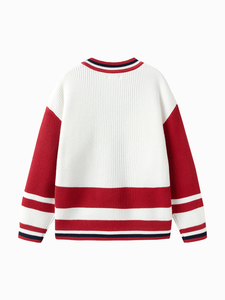 White Red Sweater