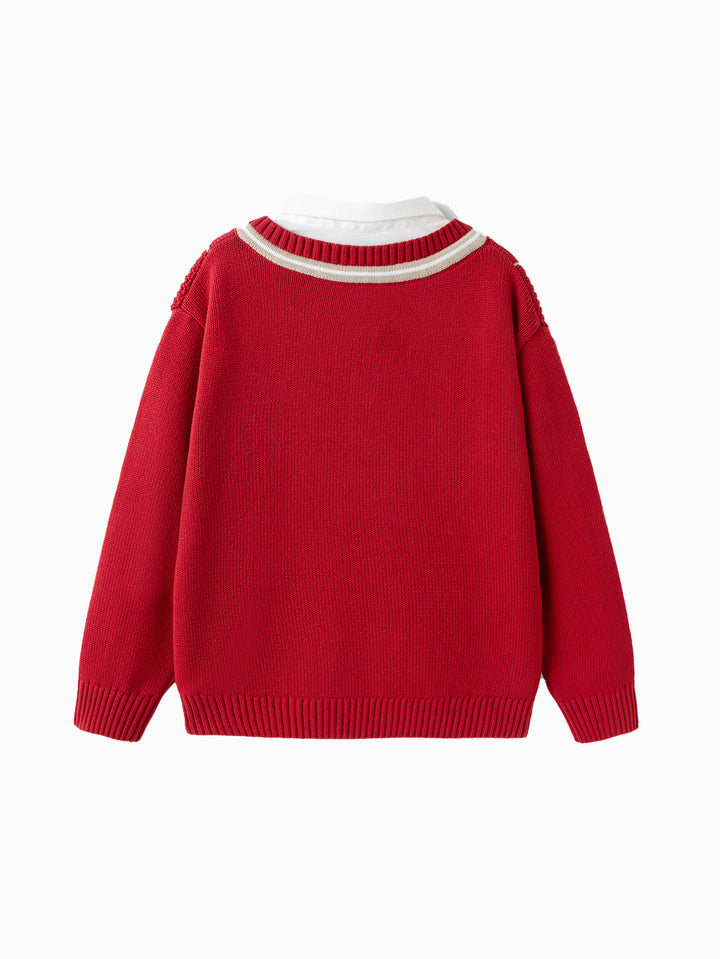 Chinese Red Sweater