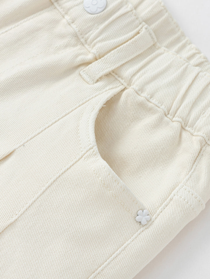 Cream White Trousers