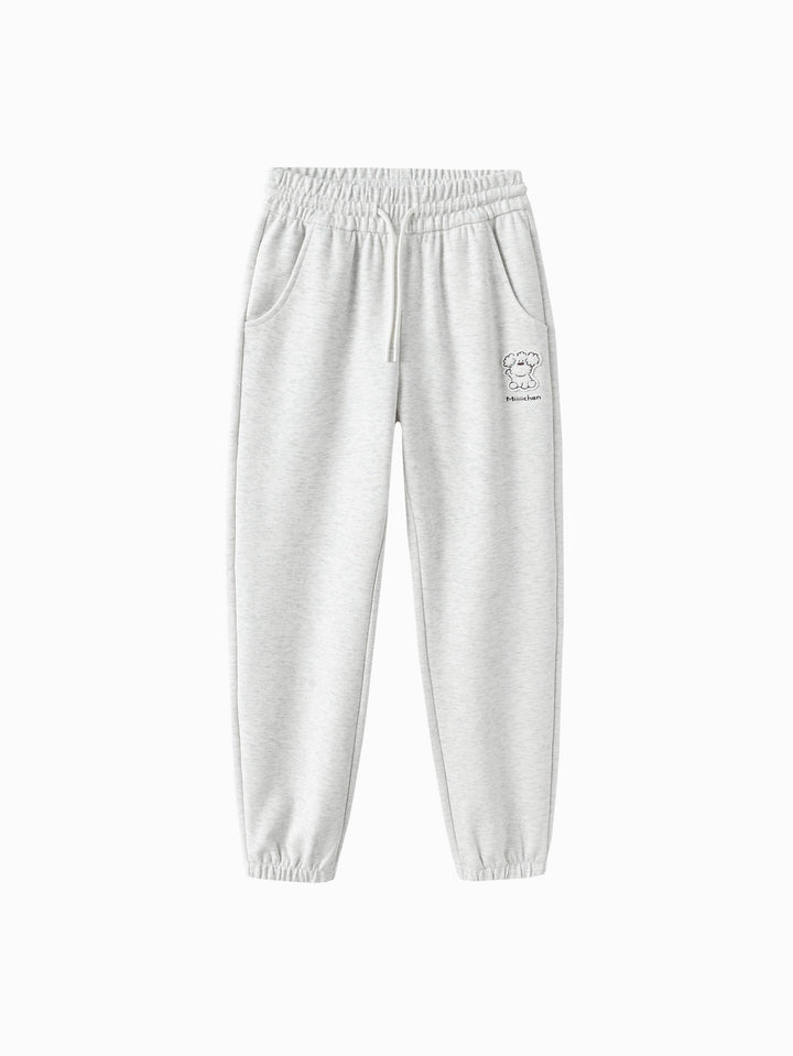 Light Melange Gray Trousers