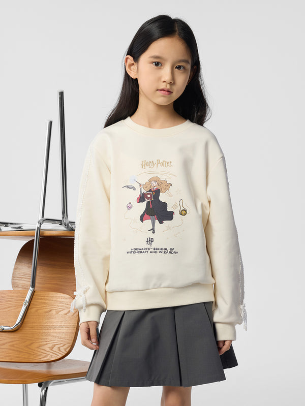 【Harry Potter IP】Sweater 2025 Spring New Style Girl's Round Neck Sweater