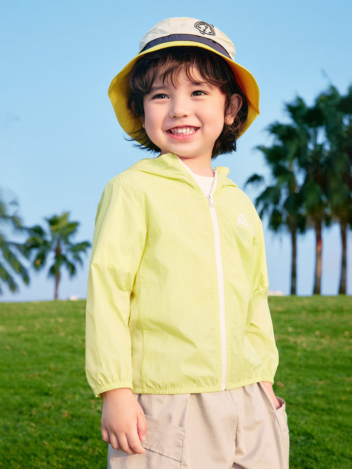 Yellow Green Toddler Unisex Woven Causal Clothes