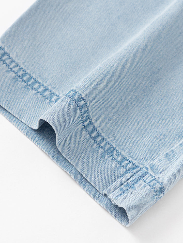 Denim Light Blue Toddler Girl Denim Trousers