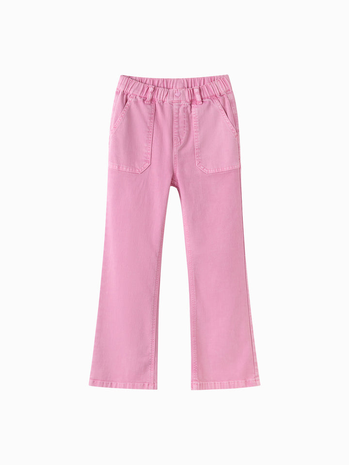 Pink Toddler Girl Denim Trousers