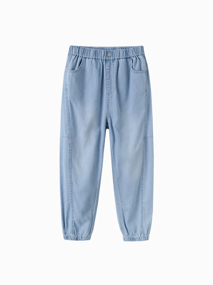 Denim Medium Blue Toddler Boy Denim Trousers