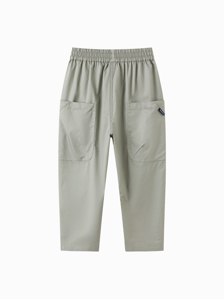 Dusty Green Toddler Boy Woven Trousers