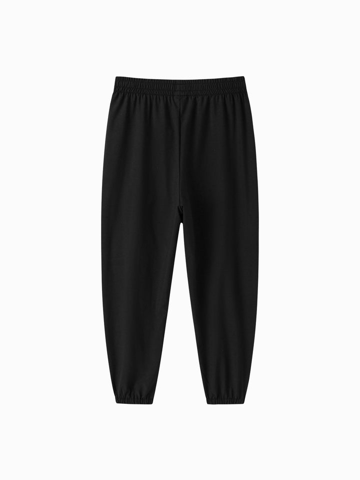 Black Toddler Unisex Woven Trousers